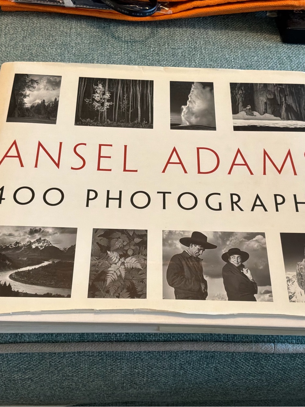 400 Ansel Adams Photographs Hardcover Book - White/Black Cover Over 400 pages